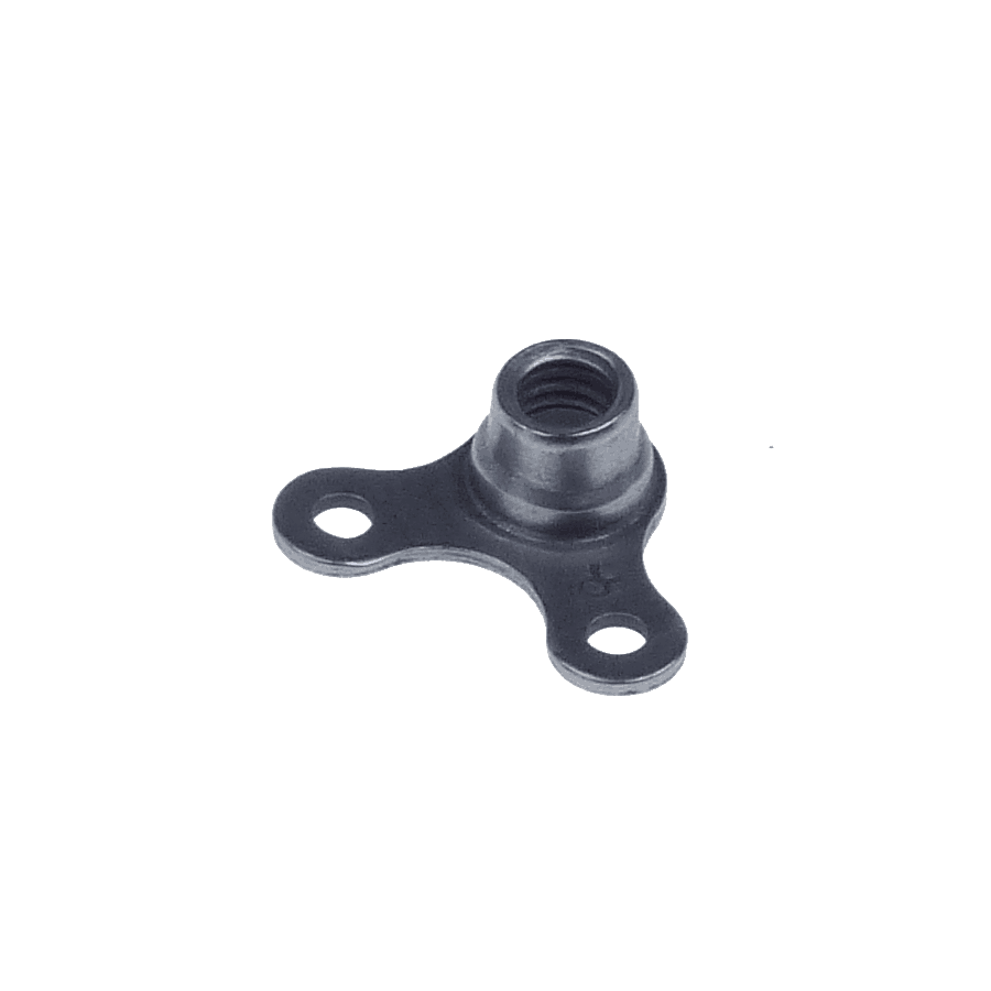 M5x0.8 90° corner fixed anchor nut two lugs