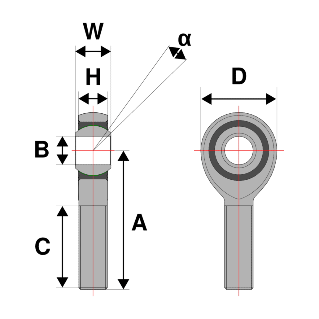 GWH 20 d Querstrebe gerade Metall 810 mm für F4-F6